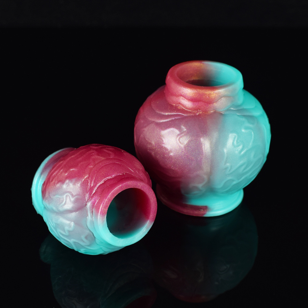Silicone Knot Cock Ring & Enhancer Sleeve