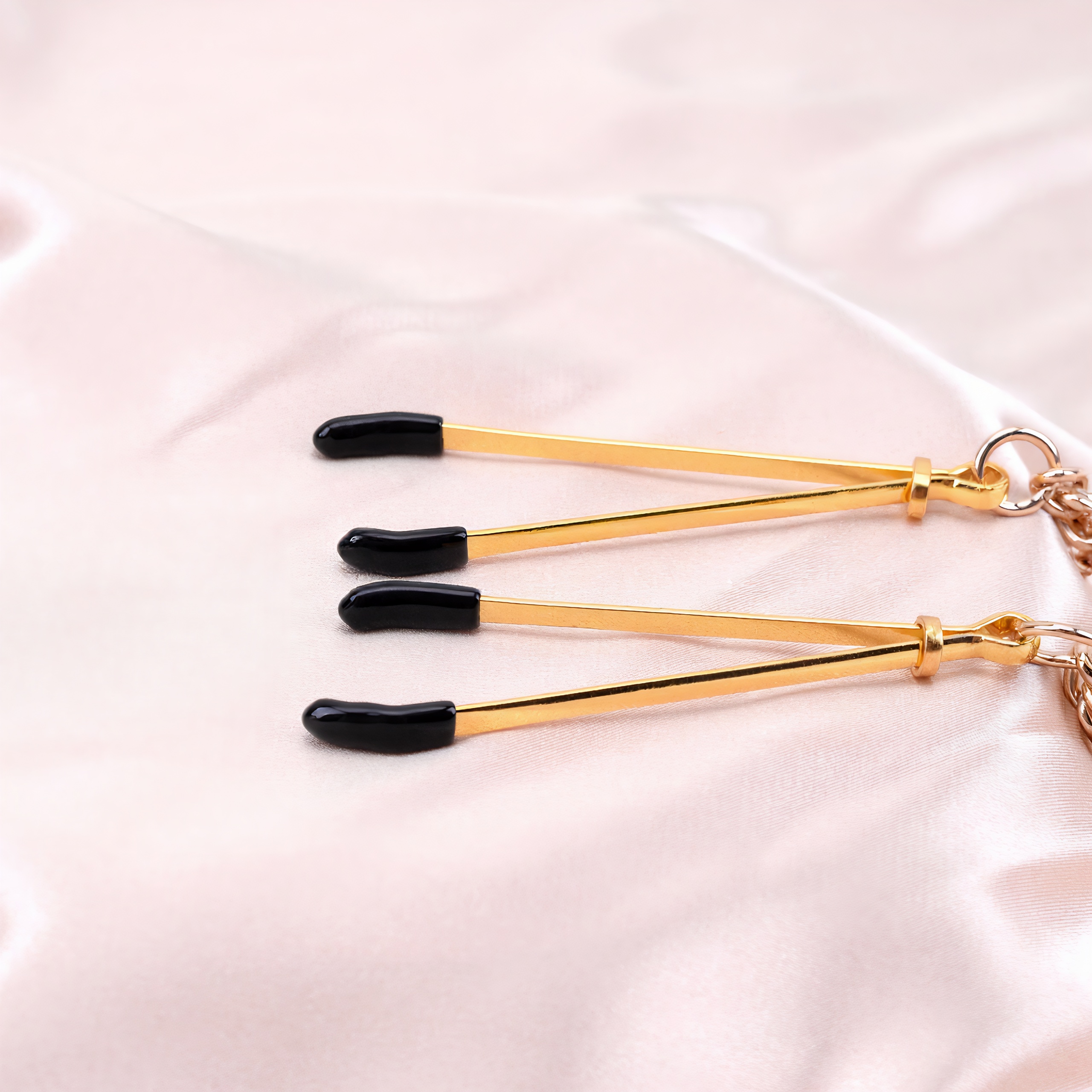 Crystal Bunny Dangle Nipple Clamps