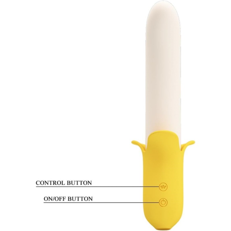 Pretty Love Banana Geek Thrusting Vibrator