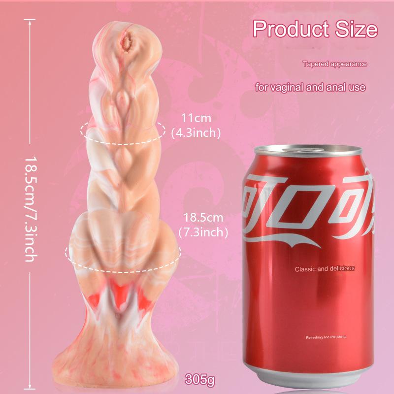 Dire Wolf Knotted Silicone Fantasy Dildo