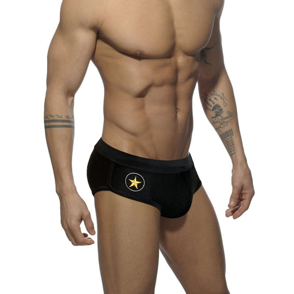 Military Star Swim Briefs Men Underwear