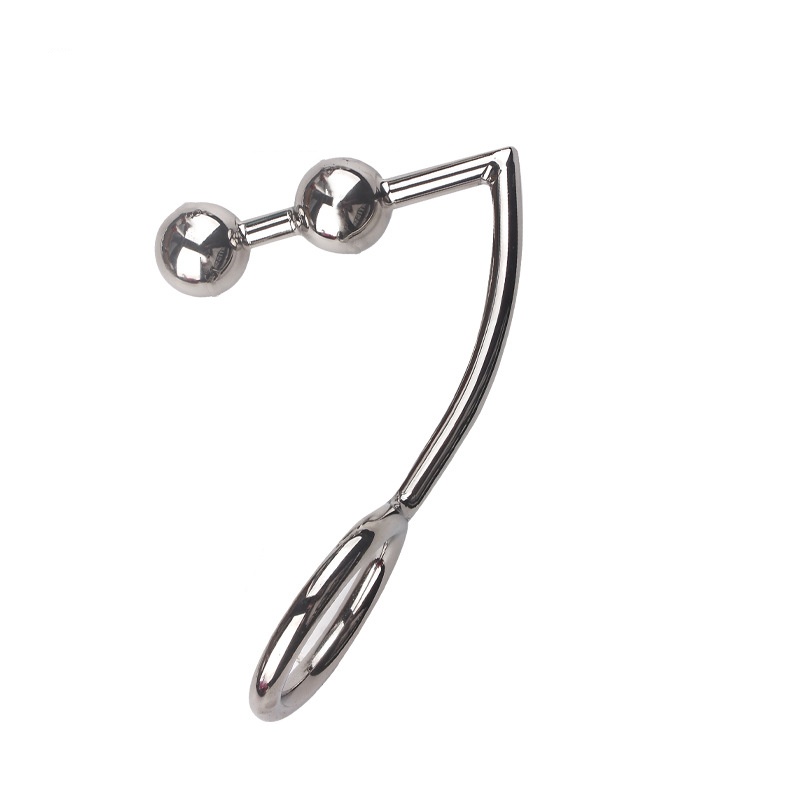 Stainless Steel Anal Hook With Balls
