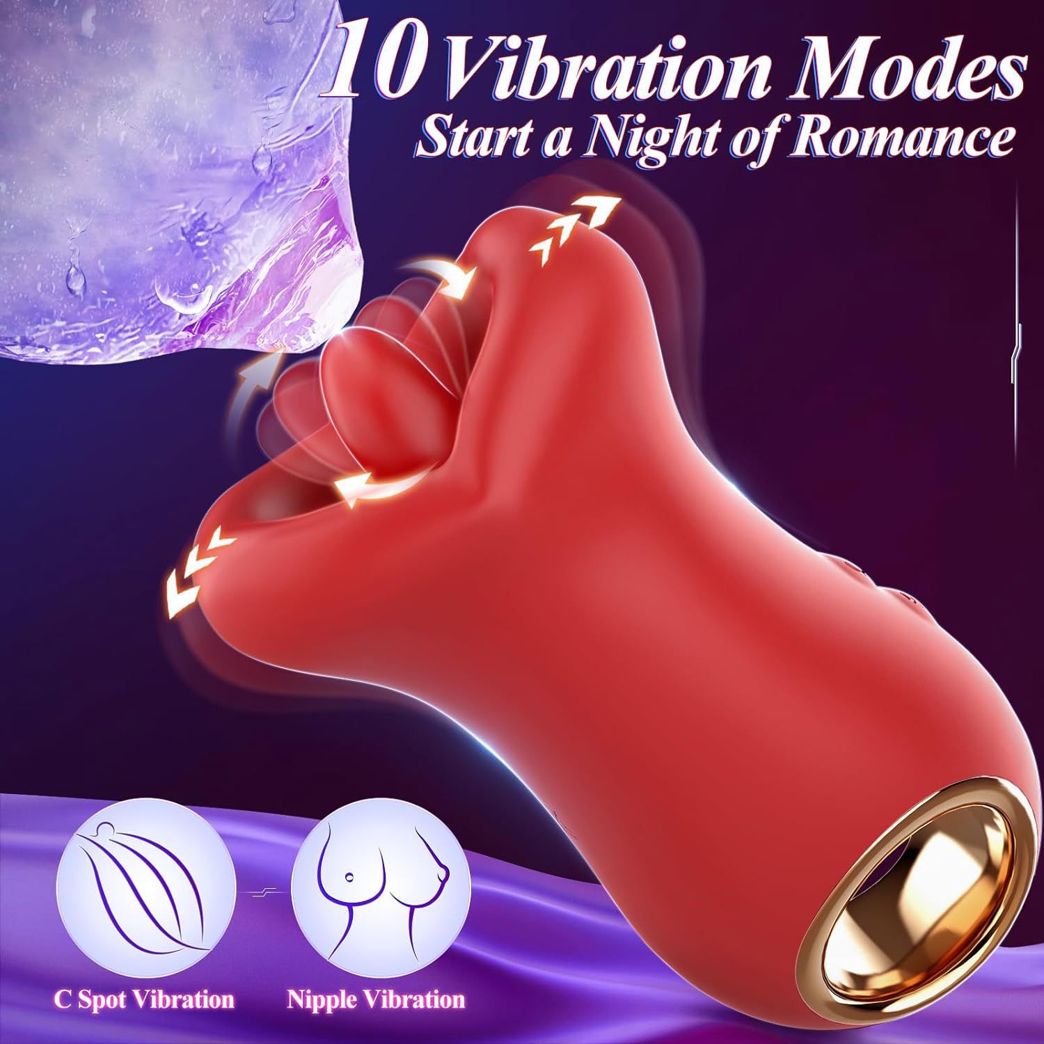 360triple Action Rose Vibrator