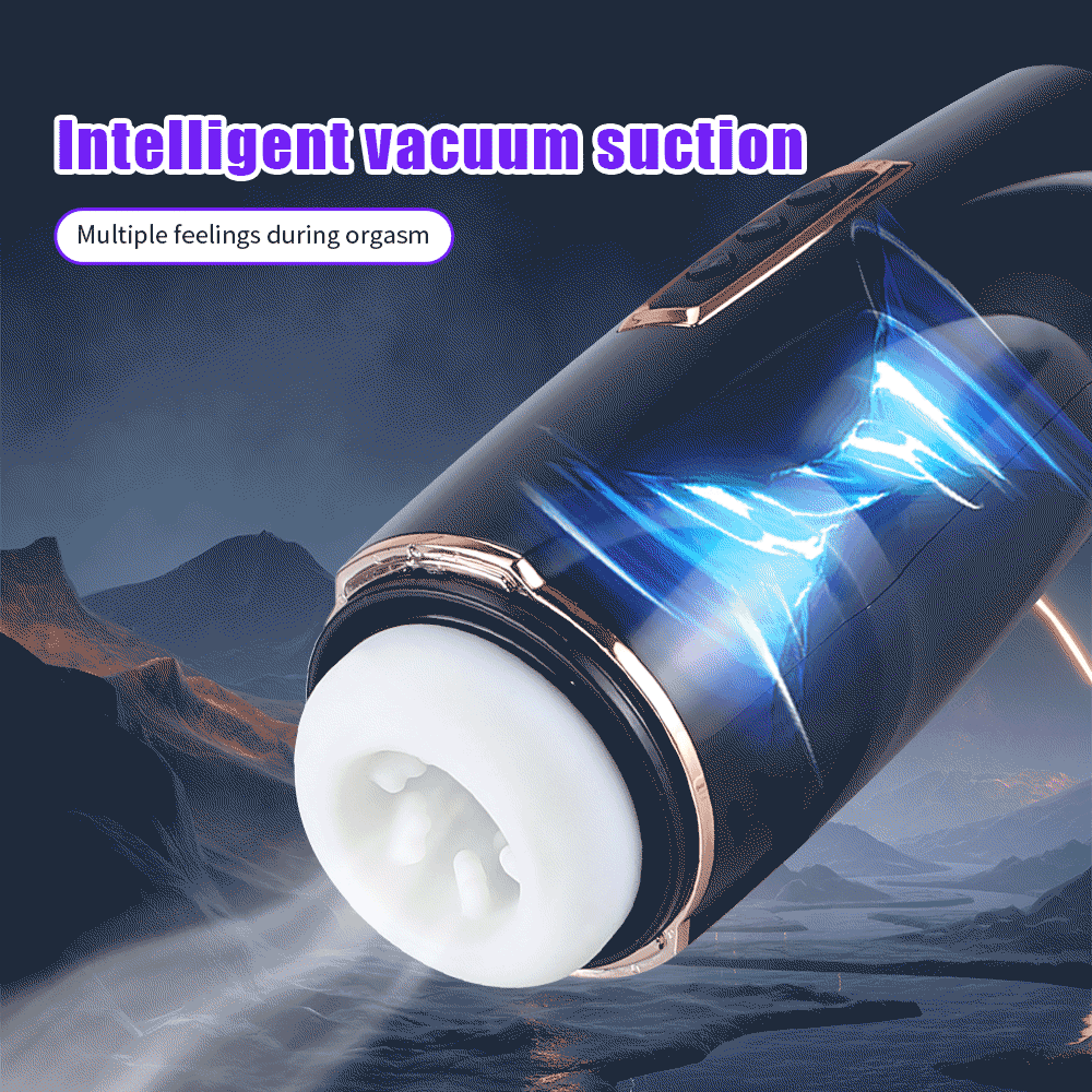 Automatic Telescoping Stroker With Suction Vibration