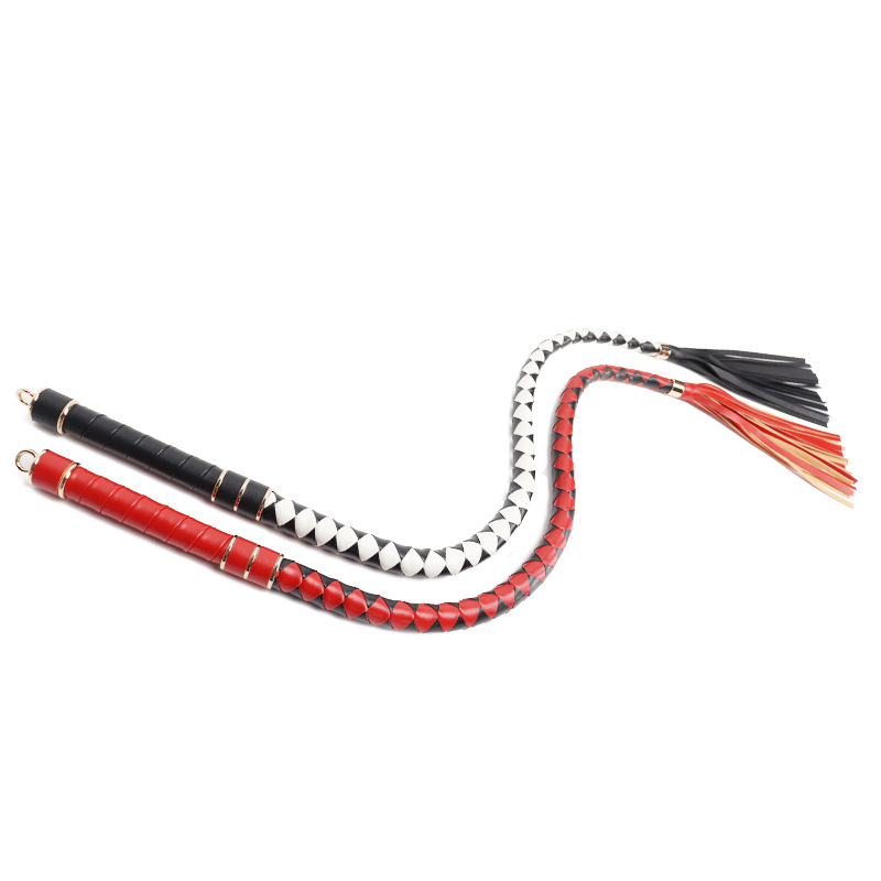 90cm Braided Single Tail Whip With Loose Strand Tip
