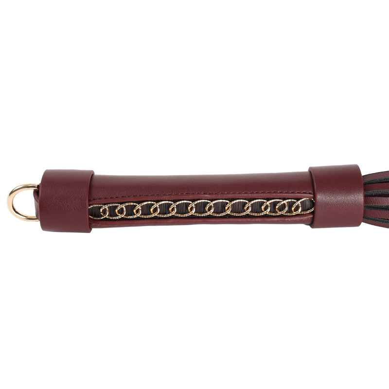 Chain Tassel Leather Whip