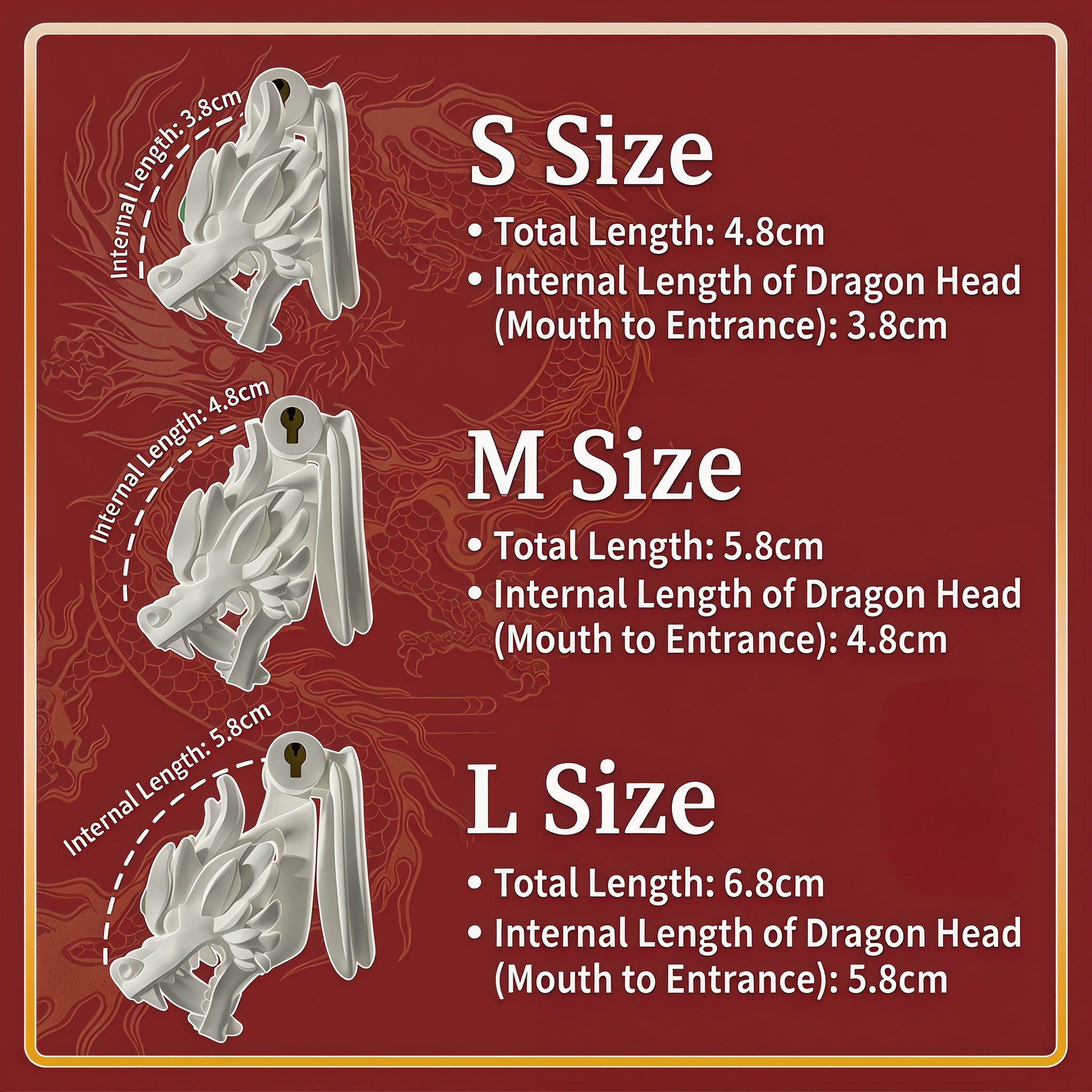 Dragon Guardian Bell Collar Chastity Cage