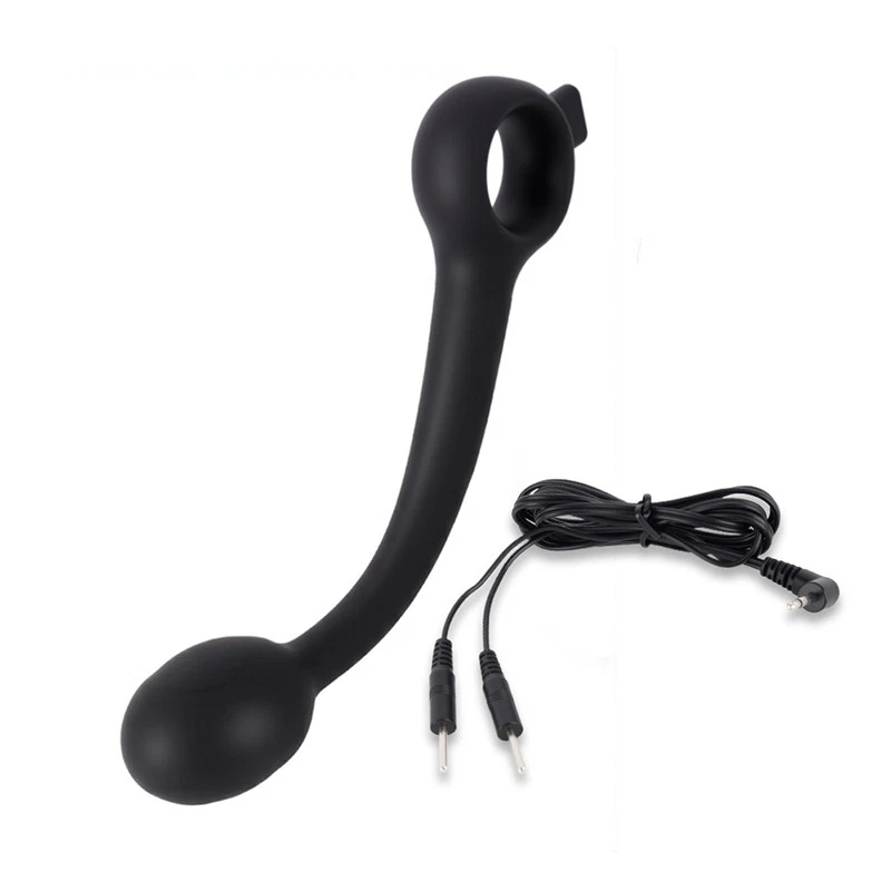 Electric Shock Prostate Massager With Hollow Ring
