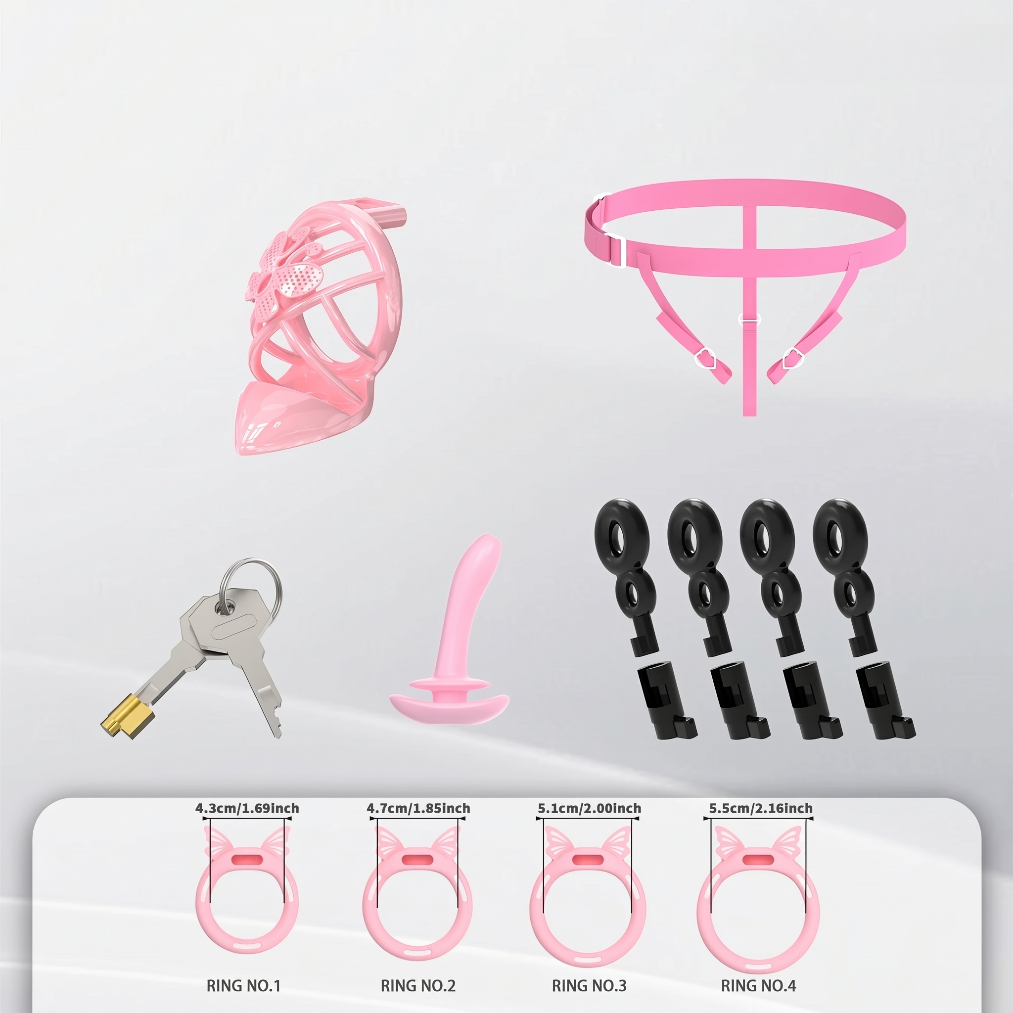 Invisible Butterfly Chastity Cage