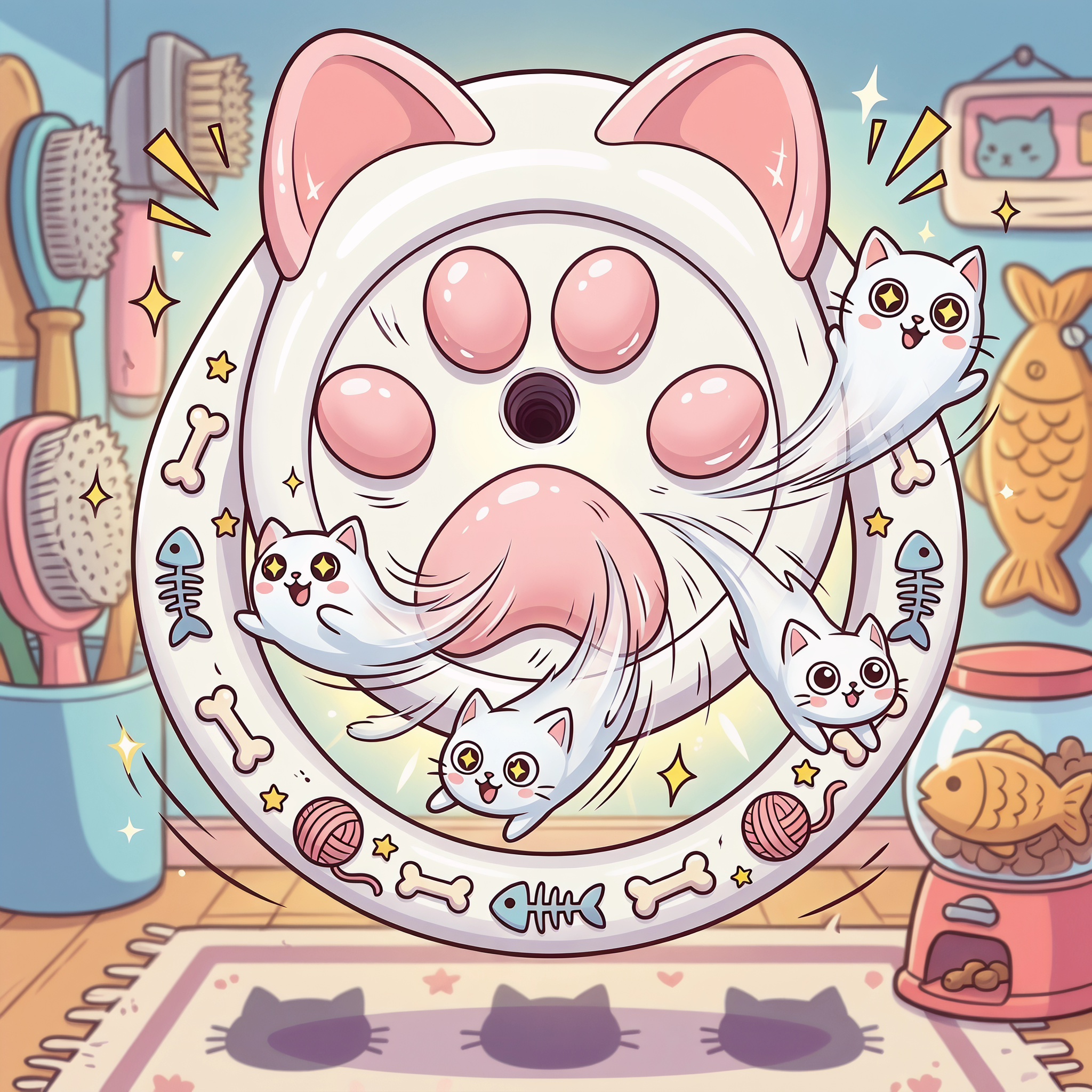Invisible Flat Cat Cage