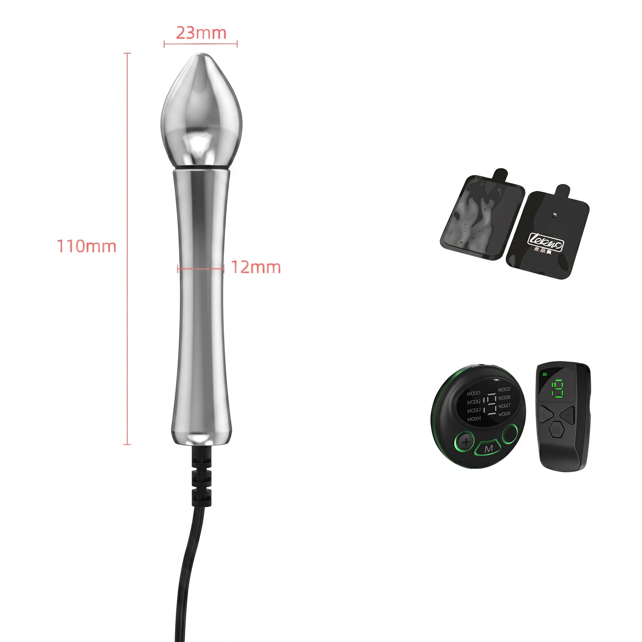 Metal Electro Stimulation Anal Plug