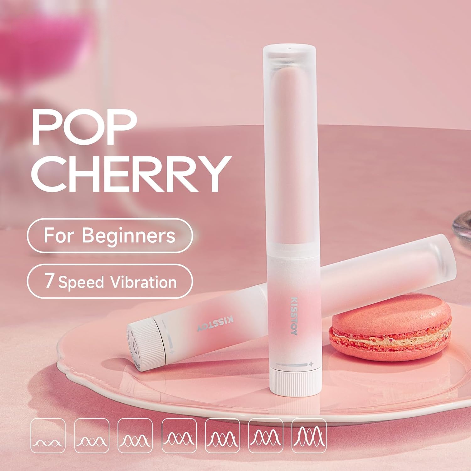 Pop Cherry Mini Lipstick Vibrator
