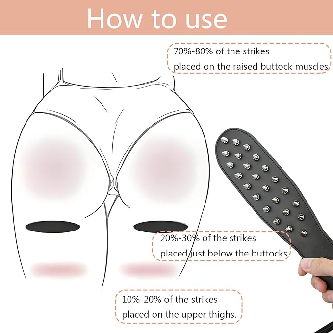 Dual Edge Studded Sensation Paddle