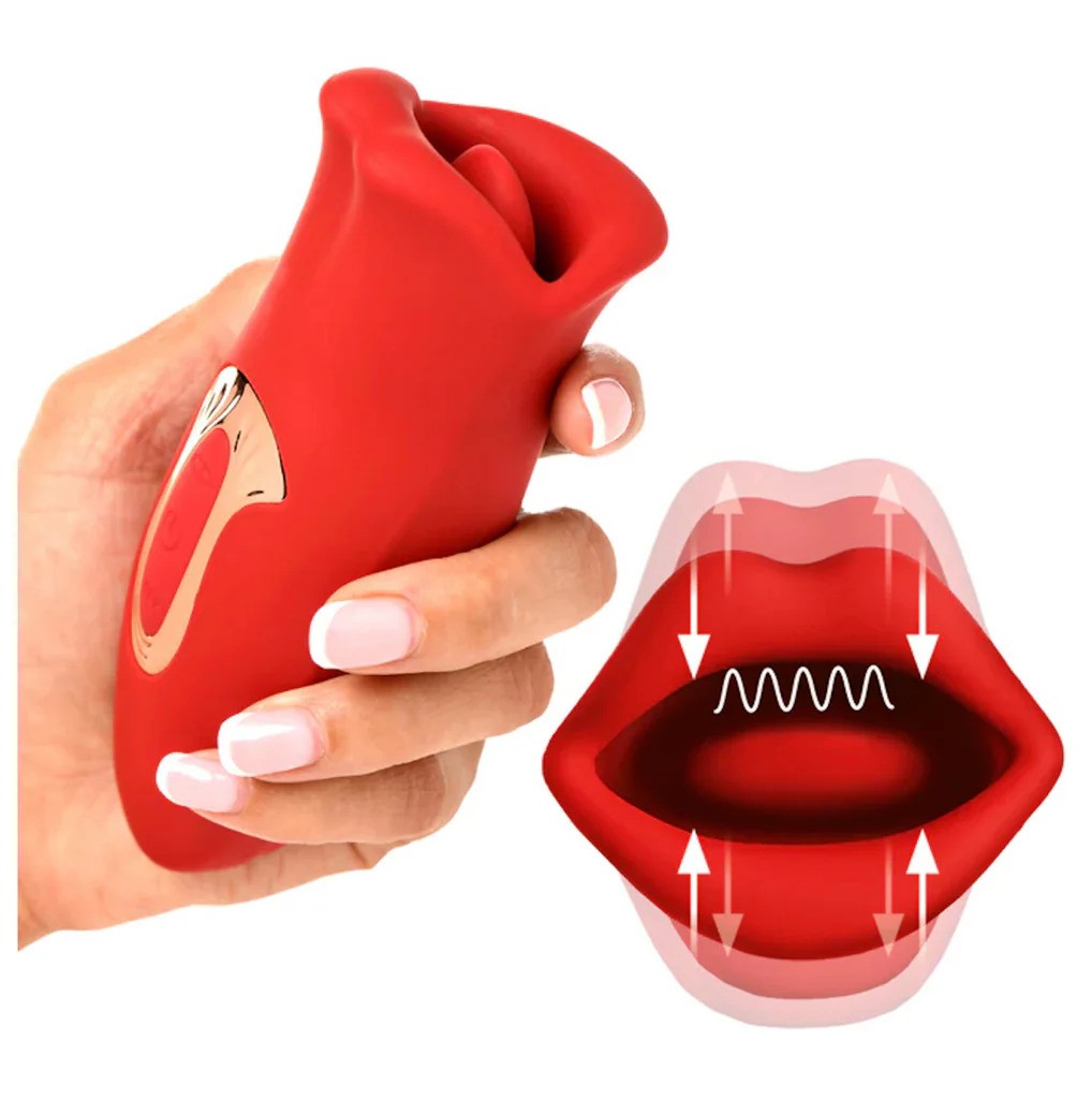 Lickgasm Kiss And Tell Vibrating Massager