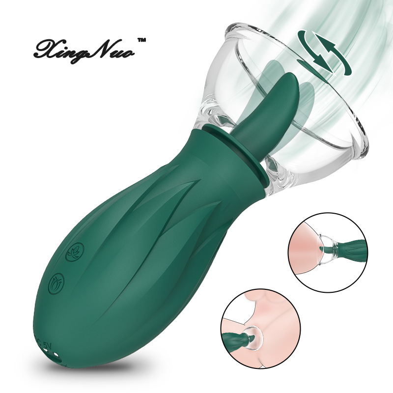 Usb Charging Clitoris Nipple Licking Sucking Vibrator