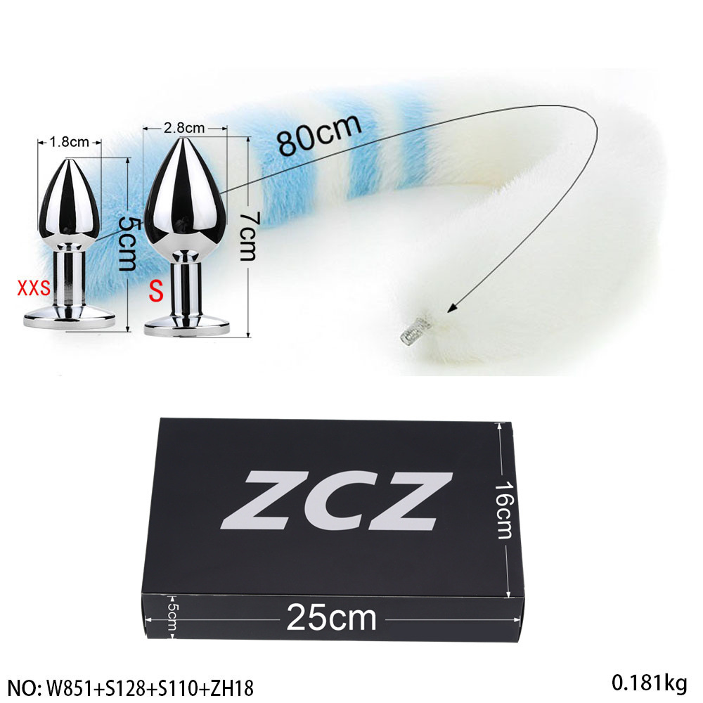 Beginner S Skyblue Tail Anal Plug