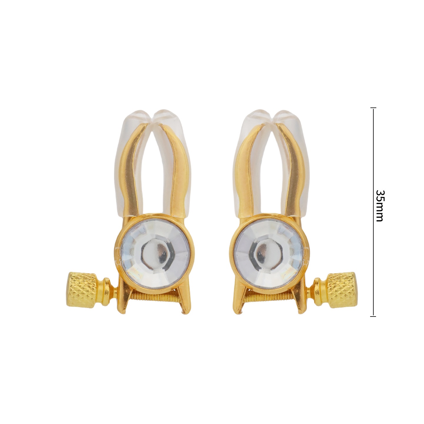 Crystal Base Adjustable Nipple Clamp