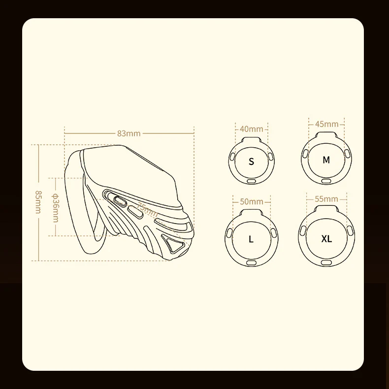 Electric Eel App Controlled Estim Chastity Cage