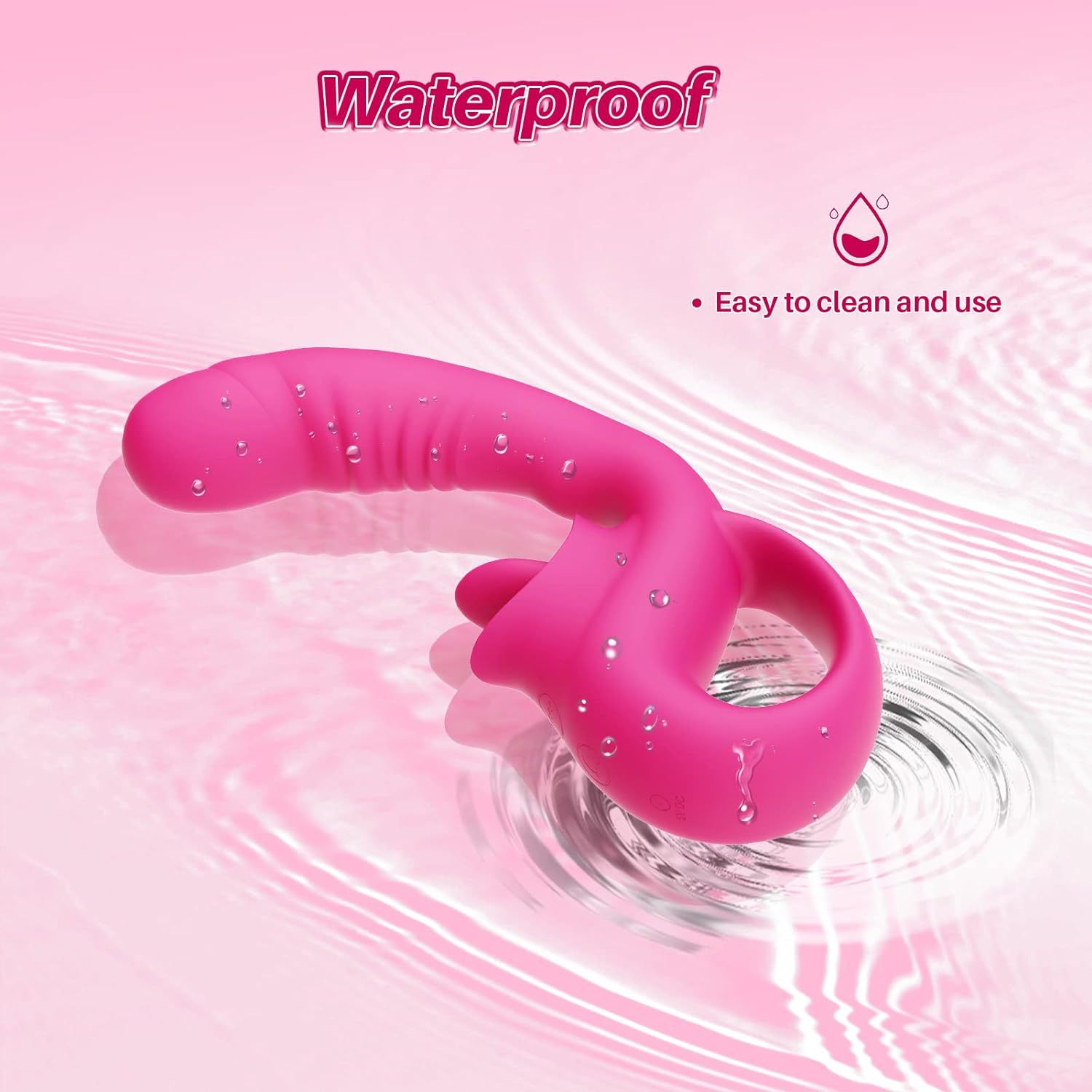 Clitoris Tongue Licking Vibrating Dildo
