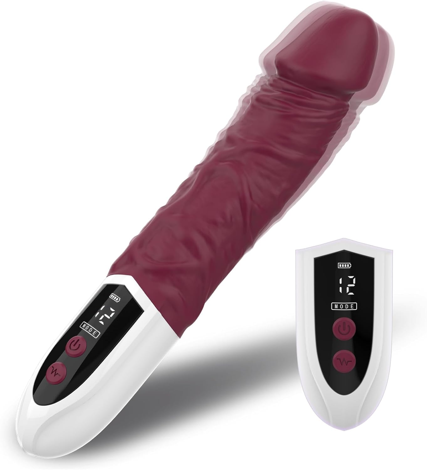 G Spot Dildo Vibrator With Led Display