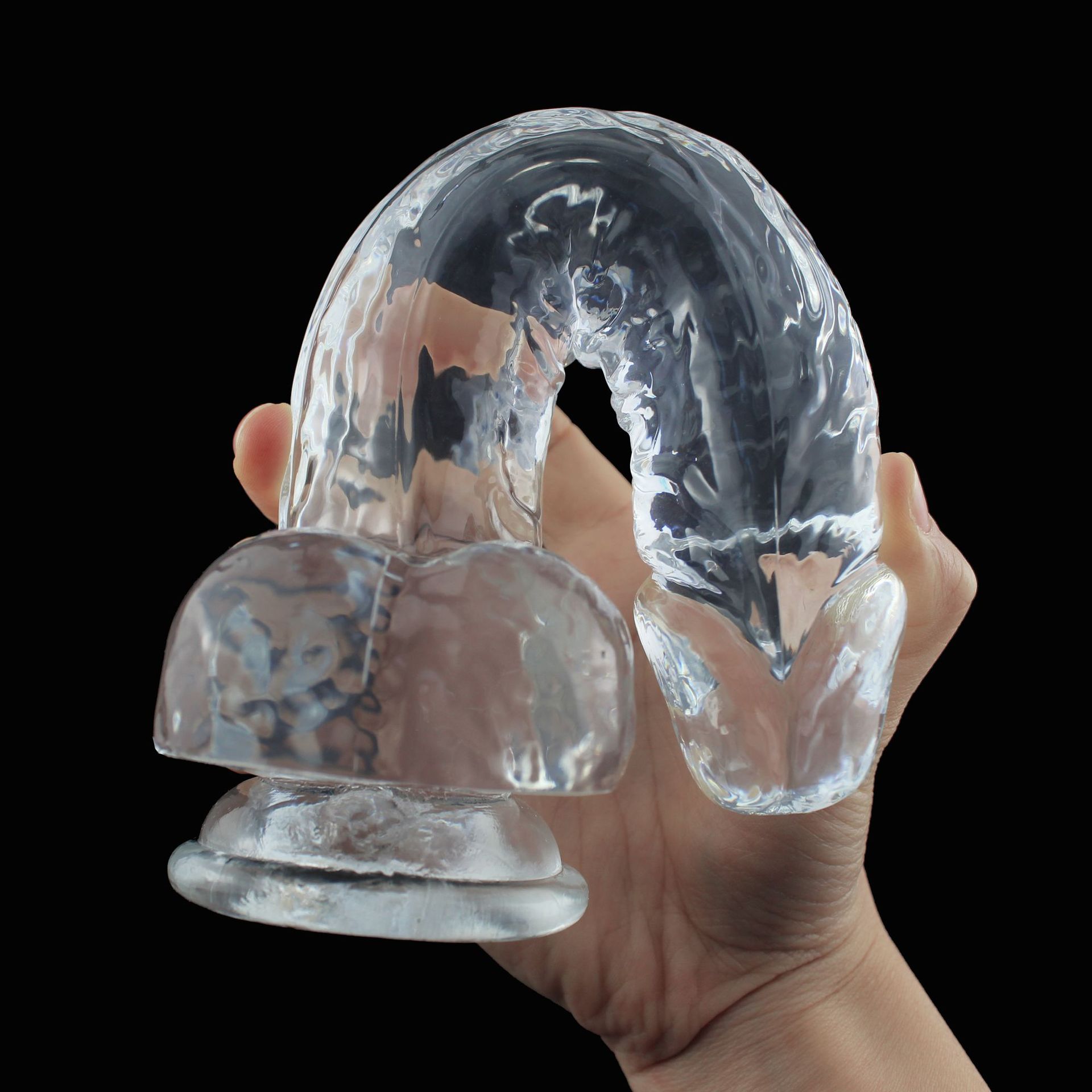 Small Realistic Clear 6 Inch Cute Dildo With Suction Cup Dildo