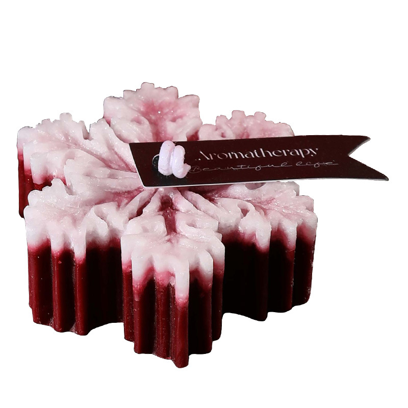 Christmas Snowflake Candles