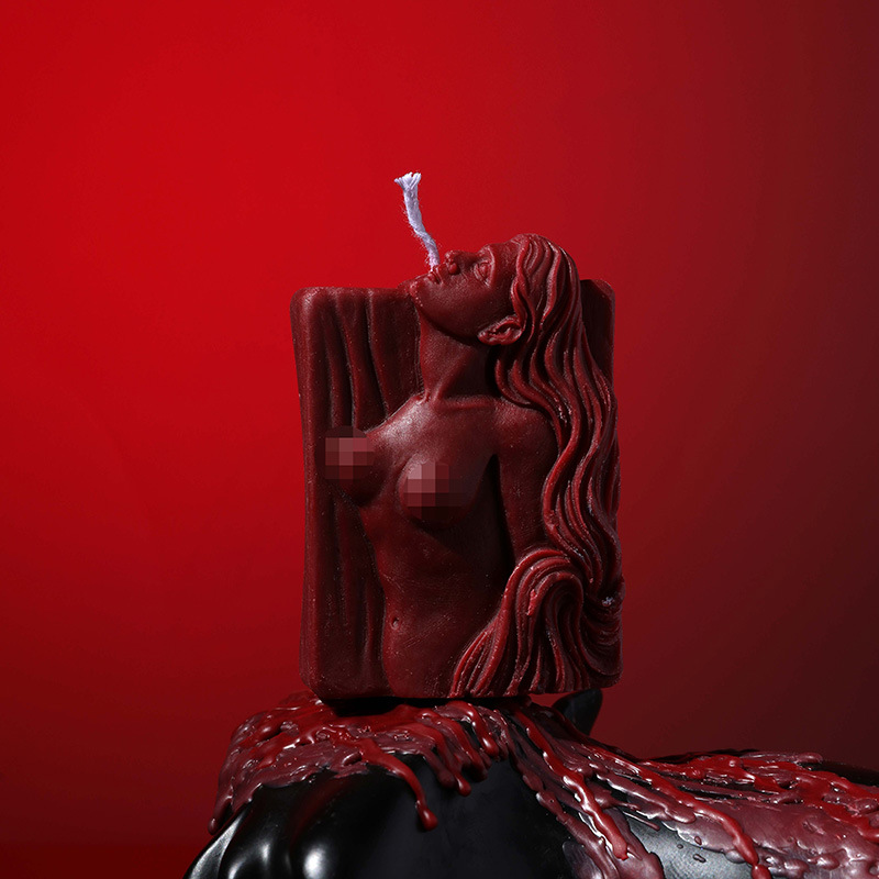 Female Form Sensual Soy Wax Low Temperature Candle