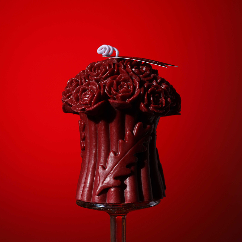 Flower Shaped Low Temperature Candle