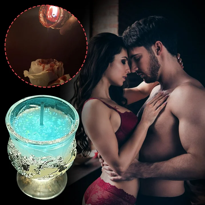 Low Temperature Candles Wine Cup Shaped In The Dark Scented