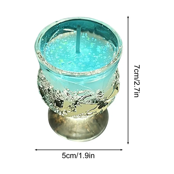 Low Temperature Candles Wine Cup Shaped In The Dark Scented