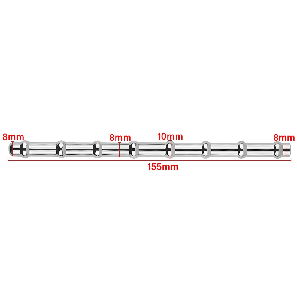 Stainless Steel Beaded Urethral Sounding