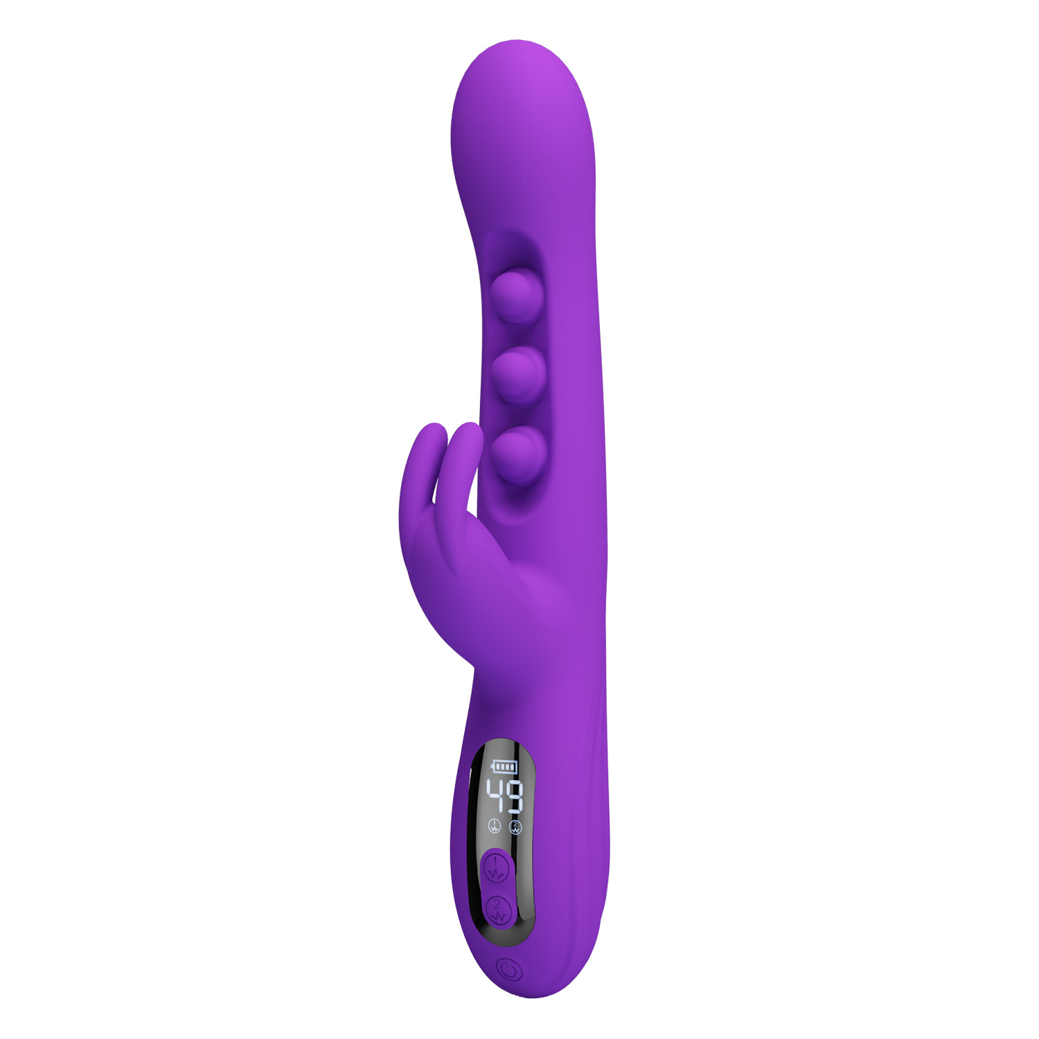 Dual Stimulation Rabbit Vibrator With Led Display