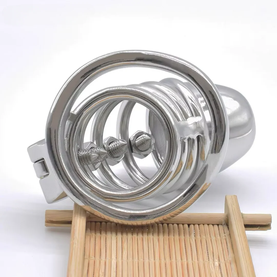 Hollow Spiked Chastity Cage