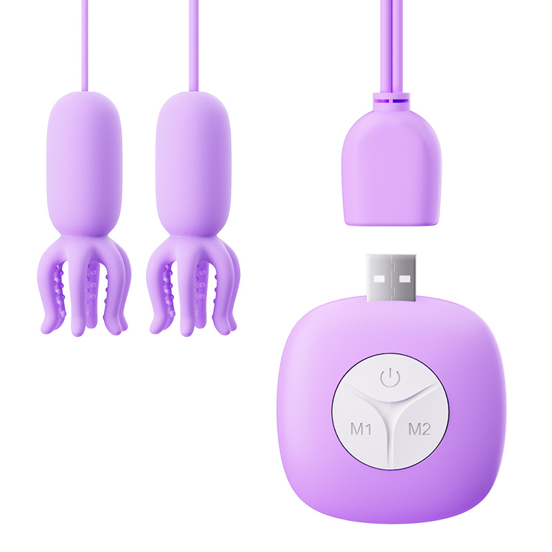 Roselex Octopus Nipple Clamp Vibrator