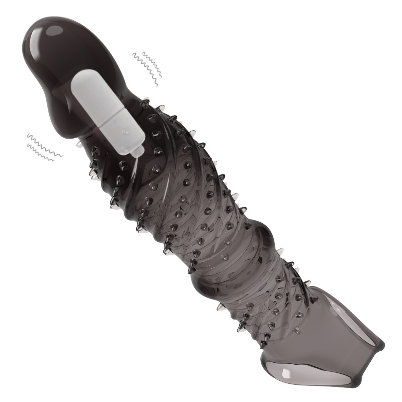 Stretchy Vibrating Spike Sleeve