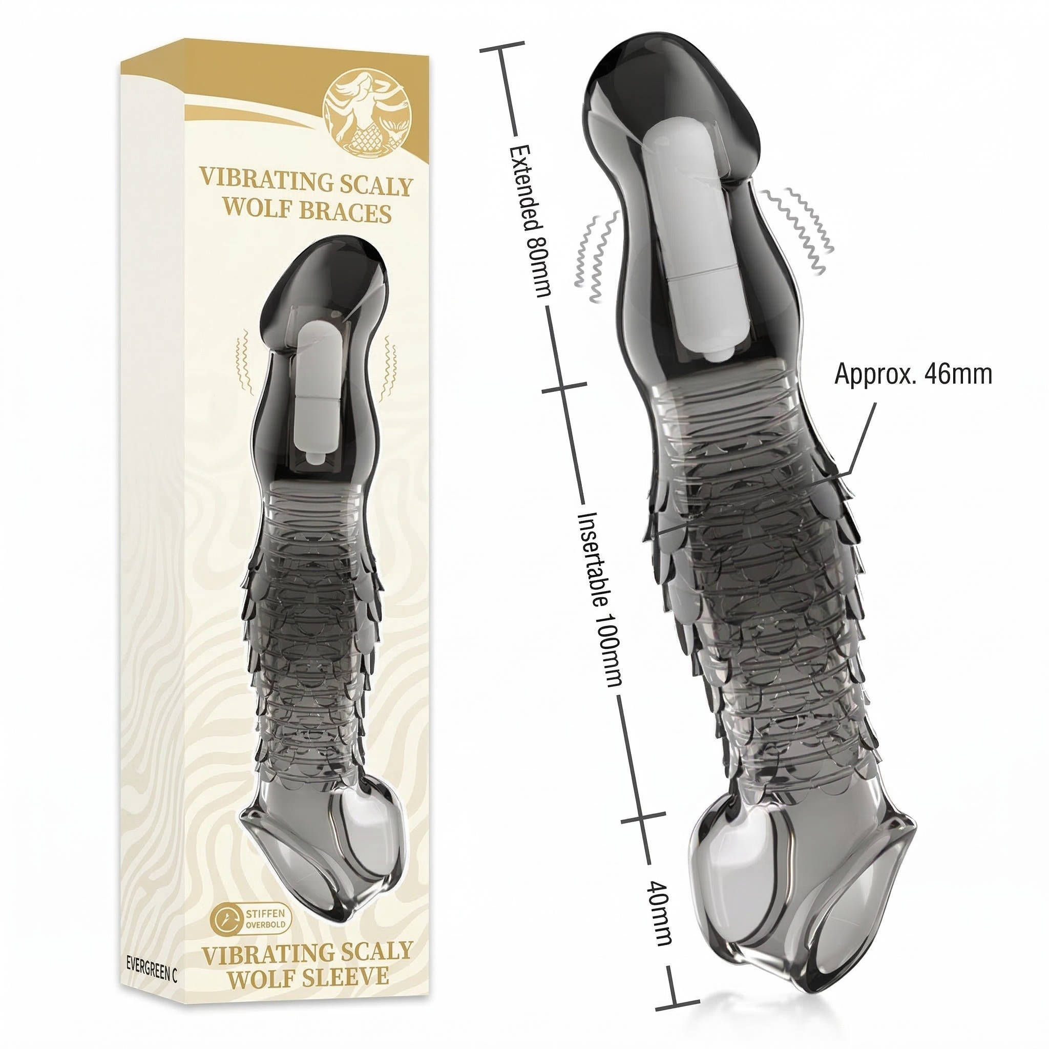 Vibrating Extension Sleeve For Added Length Sensation