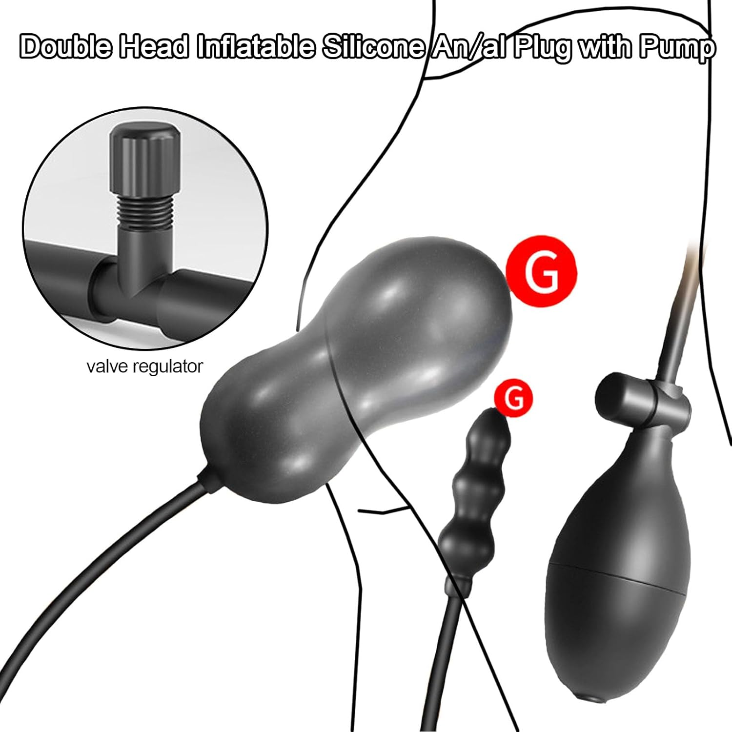 Double Head Inflatable Plug