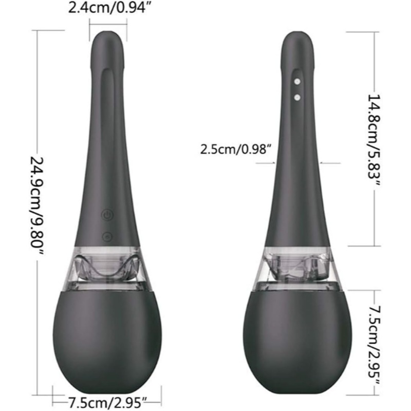 Electric Enema Bulb With Multiple Spray Modes