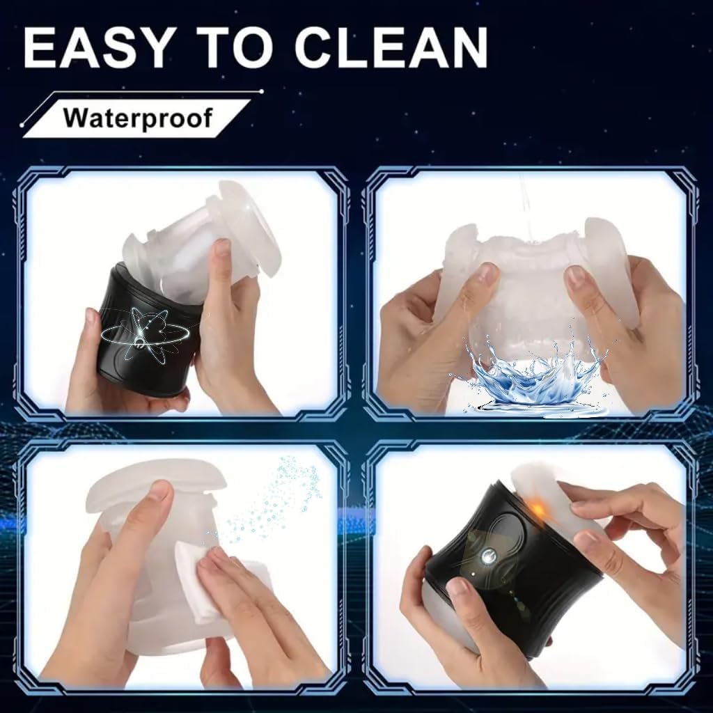 Electric Pocket Masturbator With 10vibration