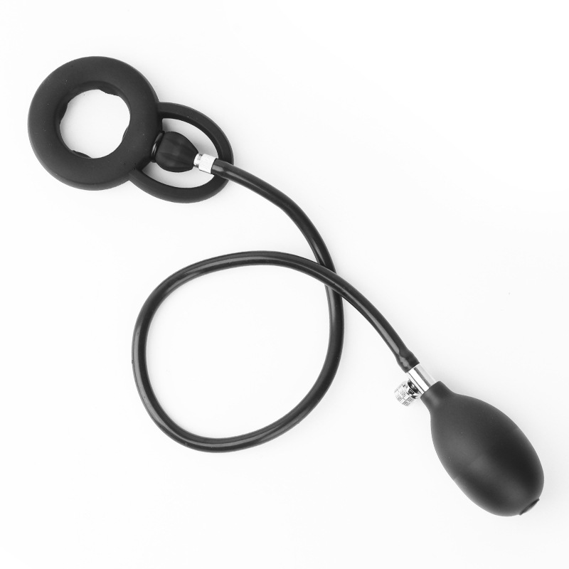 Inflatable Adjustable Silicone Cock Ring With Air Pump
