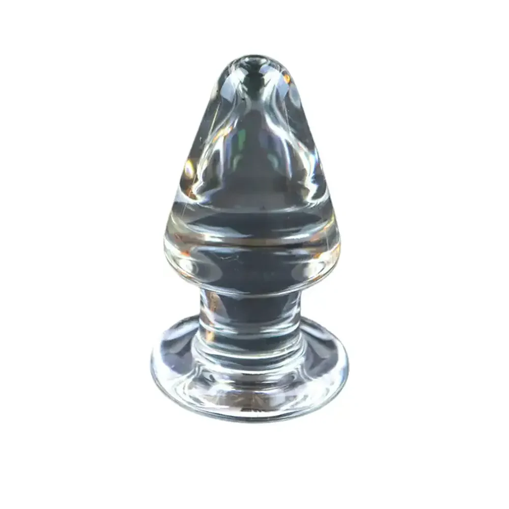 Smooth Glass Anal Plug
