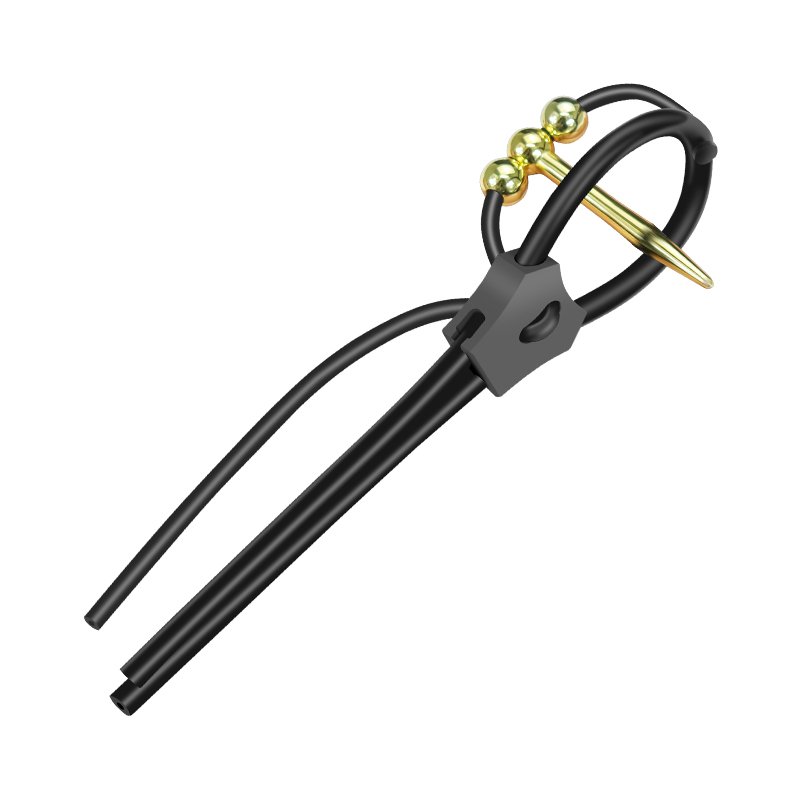 Stainless Steel Urethral Plug With Conductive Silicone Ring