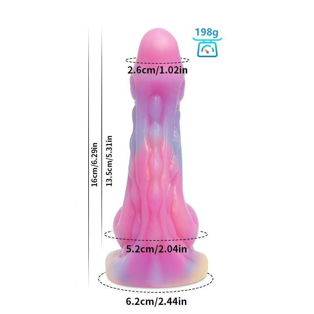 6 29anal Glow In The Dark Dildo With Suction Cup