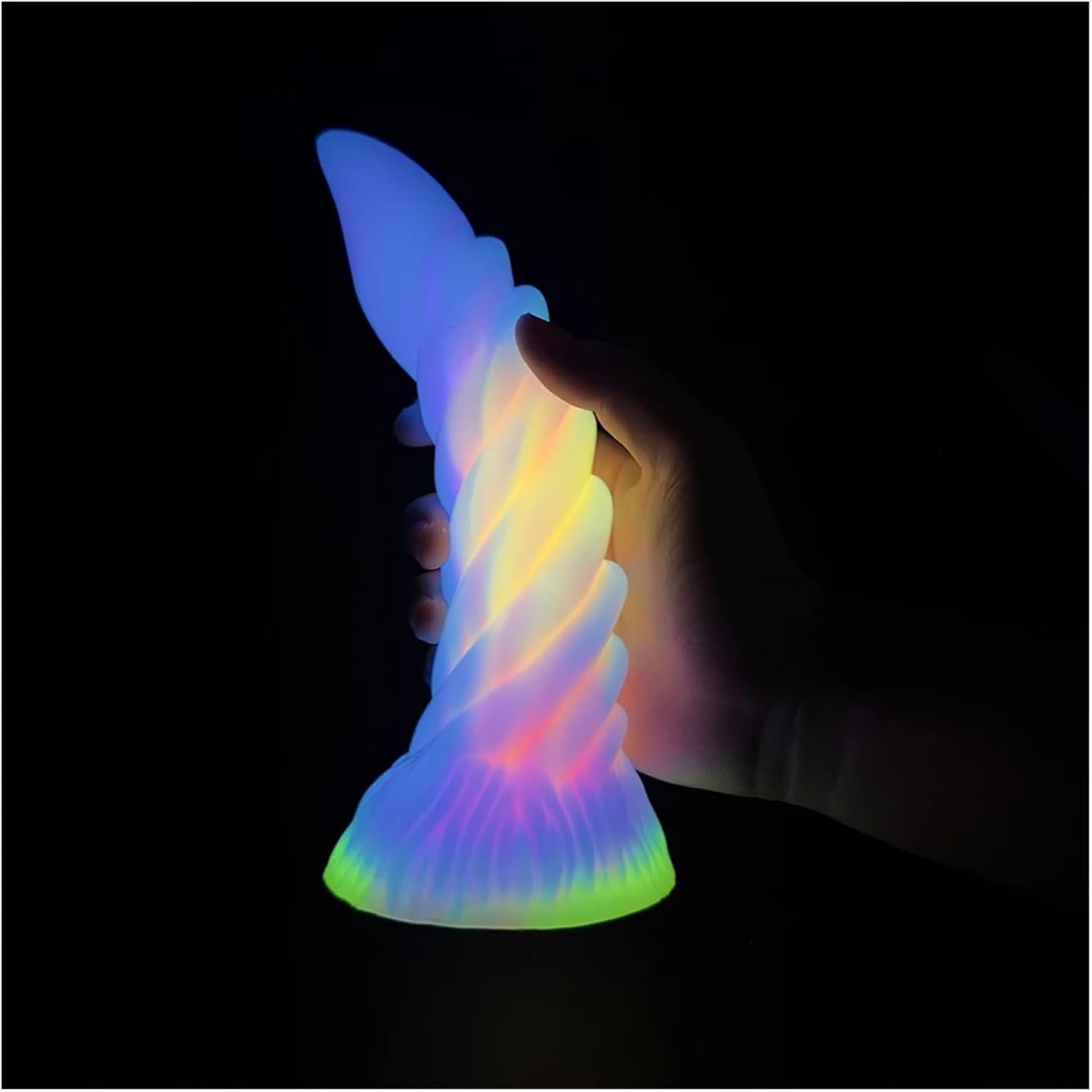 7 48anal Glow In The Dark Dildo With Suction Cup