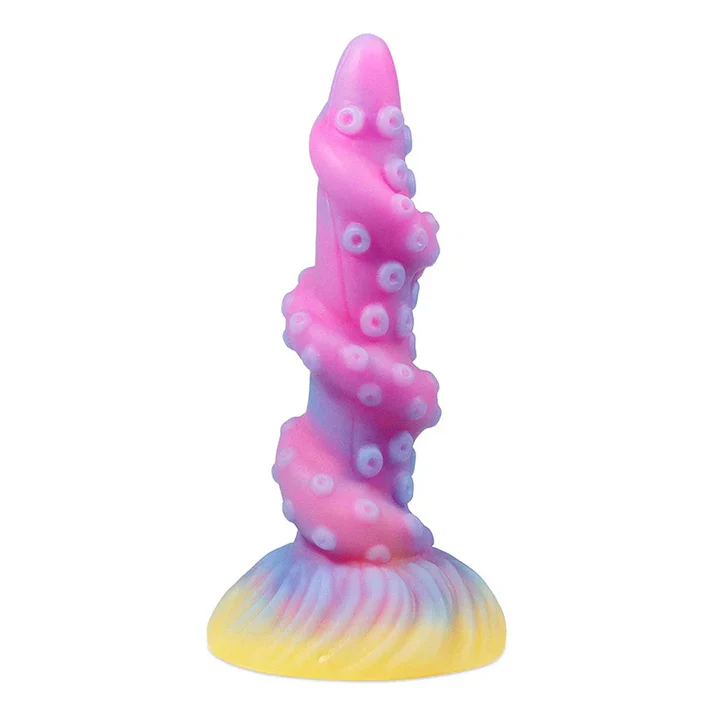8 26fantasy Tentacle Dildo With Multi Texture Design Glow In The Dark Effect