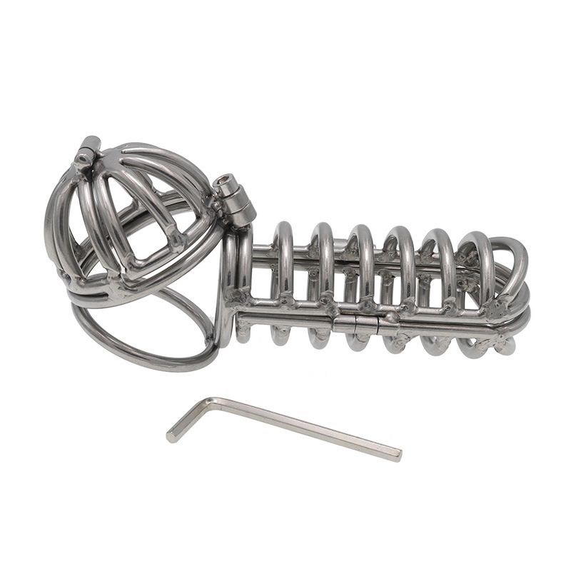 2in 13d Metal Testicle And Chastity Cage