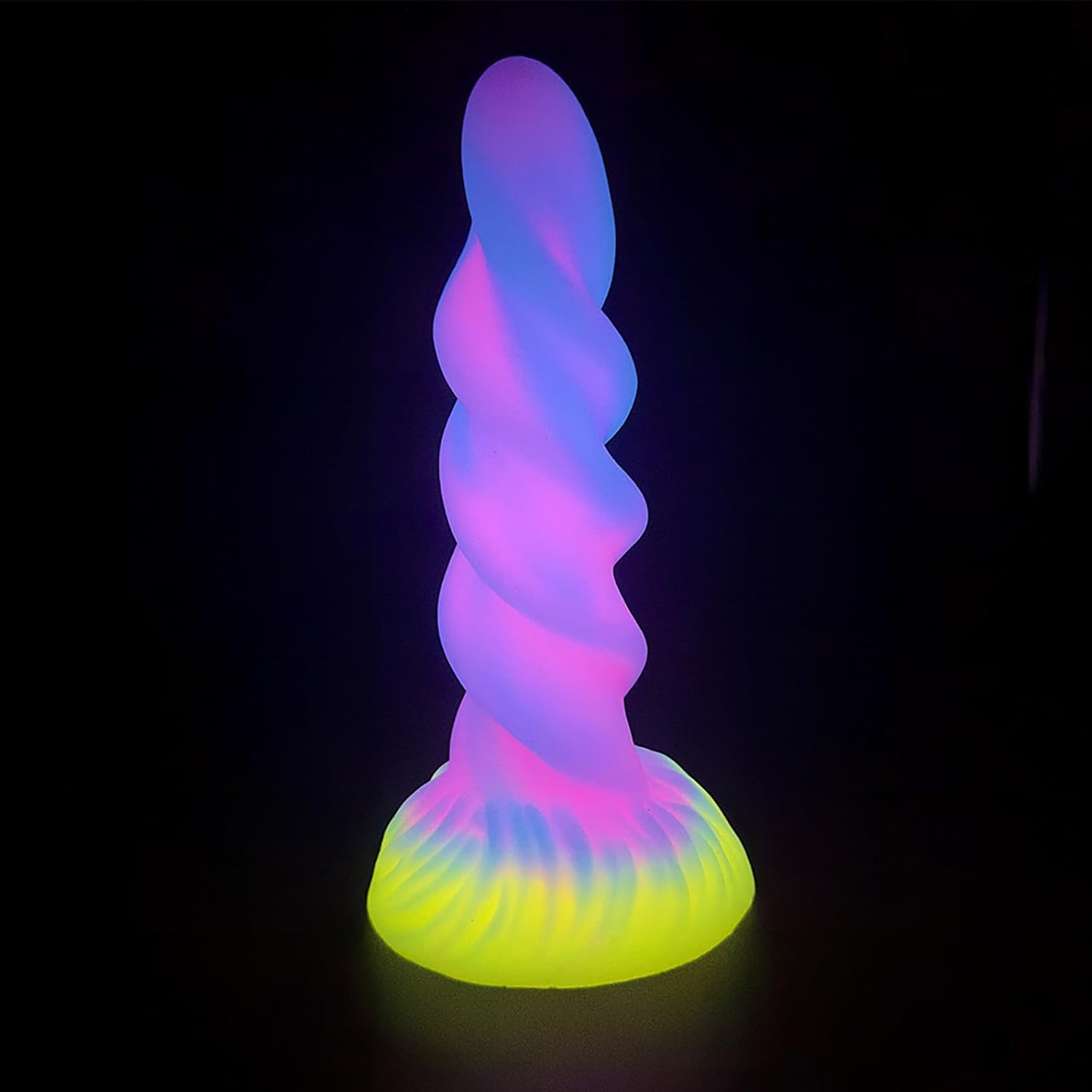 8 58fantasy Monster Dildo With Multi Texture Design Glow In The Dark Effect