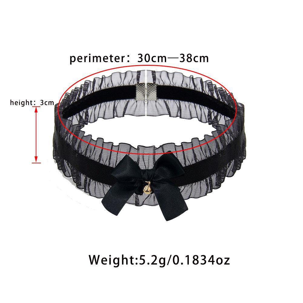 Metal Fox Tail Anal Plug Set With Lace Choker Cat Ears