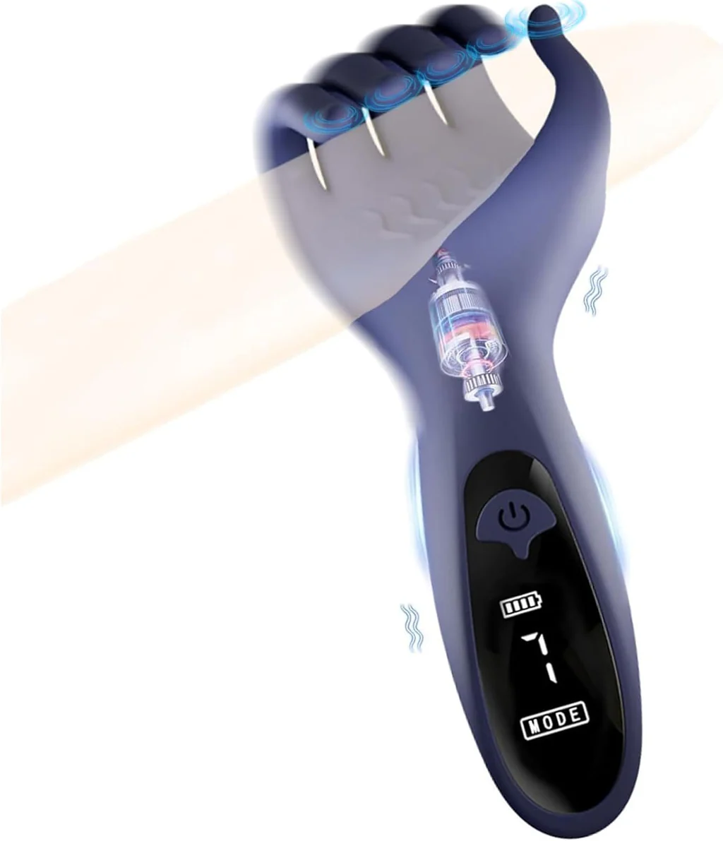 Rechargeable 10speed Male Vibrator With Magnetic Charge