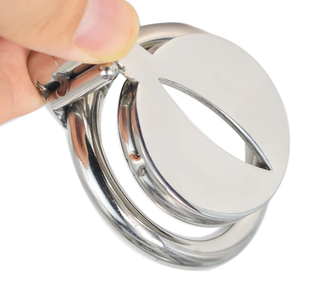 Small Leaf Blade Micro Steel Cock Cage 0 5 Inches